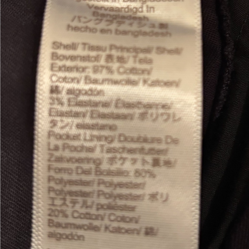 J.Crew High-Rise Girlfriend Chinos. Navy And Black, New With Tags Size 14 - Picture 5 of 5